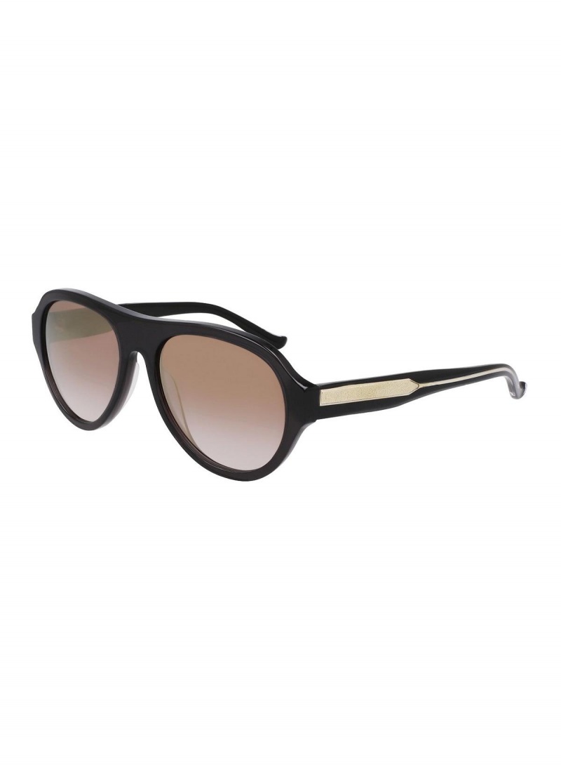 Donna Karan Aviator 56mm Modern Icons Briller Svarte | Norge_DK79352