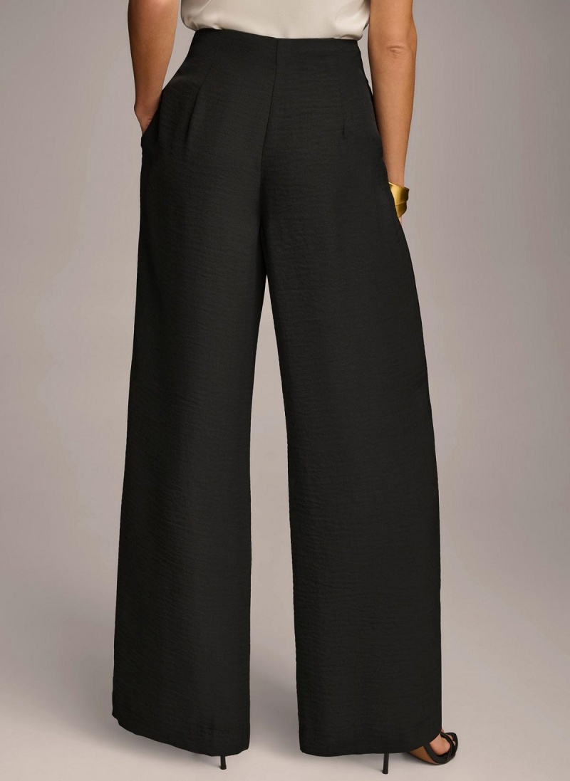 Donna Karan High Waisted Bukse Svarte | Norge_DK78354