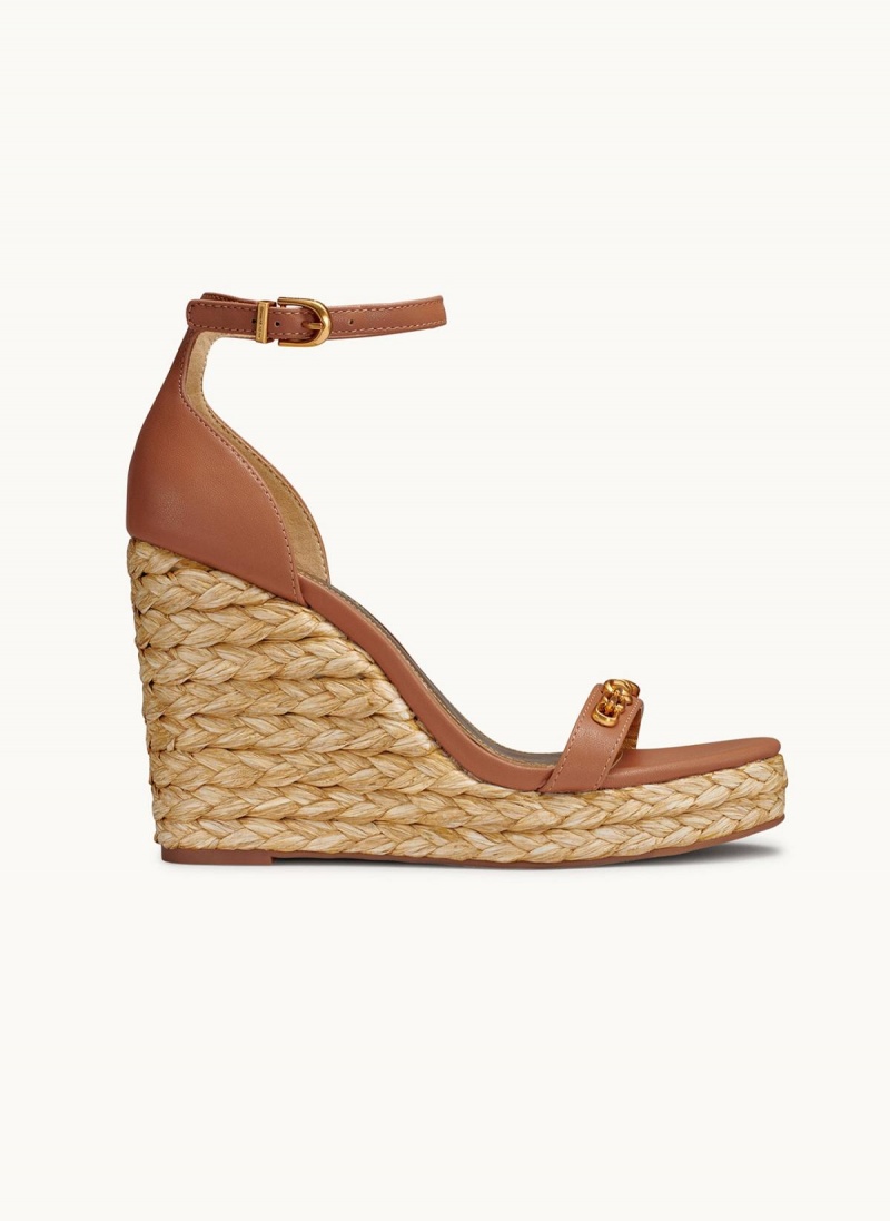 Donna Karan Yulissa Ankle Reima Espadrille Høye Hæler Brune | Norge_DK84978